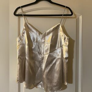 Anthropologie Moulinette Soeurs shimmery and shine tank